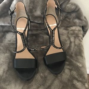 Marciano leather bling strap high heels